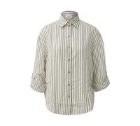 Structured Viscose Blend Turn-Up Blouse for Women s.Oliver Beige 48
