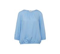 Structured Viscose Blouse with Gathered Details Round Neck Women s.Oliver Bleu 46