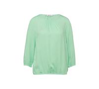Structured Viscose Blouse with Gathered Details Round Neck Women s.Oliver Vert 44