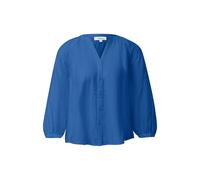 Structured Viscose Blouse with Pleats and 3/4 Raglan Sleeves Women s.Oliver Bleu 32