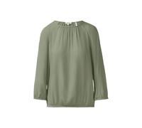 Structured Viscose Blouse with Ruched Details Women s.Oliver Vert 36
