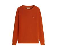 Structured Yarn Dyed Crew Neck Jumper - male - Tommy Hilfiger - Round-neck Knitwear - Orange - L - Knitwear L
