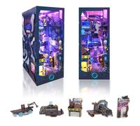 STRUCWOOD DIY Book Nook Kit,New DIY Dollhouse Booknook Bookshelf Insert Decor,3D Wooden Puzzles with LED,Book Nook Miniature Kit,Birthday Easter Home Decor for Teens Adult-Endless Dimensions