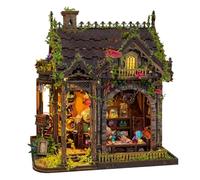 STRUCWOOD Magic Grocery Miniature House kit 3D Wooden Puzzle with LED Light