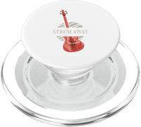 Strum Away Retro Guitar Player Designs Present PopSockets PopGrip for MagSafe
