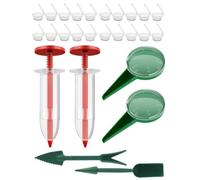 Strumento di piantatrice di semina - drop saves | 1 set Spargitore di seminatrici a mano - Gadget da giardino di Dibber Secondo dispensatore per esterno, prato, patio, cortile, fattoria