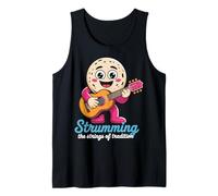 Strumming the Strings of Tradition Guitar Design Tank Top