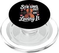 Strung Out And Loving It Funny Cello Player PopSockets PopGrip for MagSafe