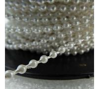 Strung Round Ball Pearl Bead String Costume Wedding 11 Mixed Size 1 2 Metre 324D, 2.5mm Pearl Off White, 2 Metres