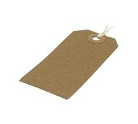 Strung Tag 82x41mm Buff (1000 Pack) KF01597