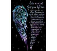 Strunt Angel Wings The Moment That You Left Me My Heart Split In Two Metal Sign Vintage Retro Rustic Pub Wall Decor Art Room Decor Valentines Day Decor, Black5 5.5X8Inch