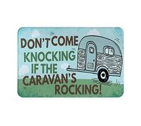 Strunt Dont Come Knocking If The Caravan Is Rocking Decorative Indoor/Bathroom/Kitchen/Bedroom/Entryway Floor Bath Mats, Non-Slip Indoor Outdoor Doormat 20x32inch