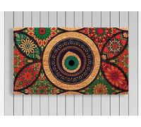 Strunt Evil Eye Doormat Guard Eye Doormat Home Decor Welcome Rug Housewarming Gift Front Door Decor Door Mat Porch Decor Housewarming Gift Indoor Outdoor Doormat Bathroom Doormat 50x80cm