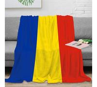 Strunt Flag of Romania Blanket Fleece Blanket Soft Warm National Flag Printed Flannel Blanket for Bed, Couch And Sofa 60x80inch(150x200cm)
