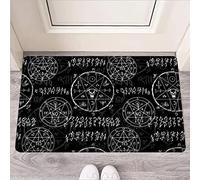 Strunt Front Back Door Mat Gothic Doormat,Novelty Flannel Floor Mat With Non-Slip Doormat,Housewarming Decor Gift For Gothic Lovers Welcome Doormat 50x80cm