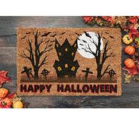 Strunt Happy Halloween Door Mat Happy Halloween Welcome Mat Front Door Mat Outdoor Mats Funny Doormat Fall Welcome Mats Mats Front Doormat Entry Indoor Door Mat for Inside Floor 40x60cm