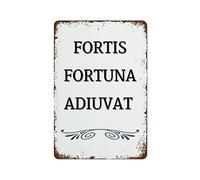 Strunt Wall Art Fortune Favors The Bold Poster Inspirational Quote Art Print 5.5x8 Inch Modern Wall Art Decoration for Home Living Room Restaurant Office Cafe Bar Club Garage Men Cave