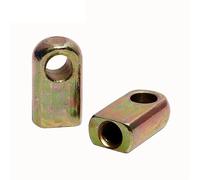 strut Slow 2pcs 6 8mm Gas Spring Hinge Head for Cars Trunk and Furniture Bed Female Thread Dia Gas Spring Piston Rod Eyelet Connector Close Hinges (Color : Type D)