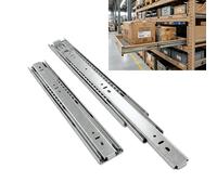 StrutExperts Heavy Duty Drawer Runners 120KG | 16inch (400mm) Full Extension Ball Bearing Drawer Slides | Side Mount Steel Rails for Workshop, Van & Cabinet Storage (Pair)