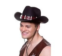 Struts Adult Size Crocodile Dundee Style Black Cowboy Hat