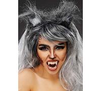 Struts Adult Size Grey Wolf Ears on Headband