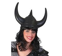 Struts Adult Size Halloween Gothic Black Viking Helmet with Horns