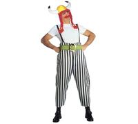 Struts Adult Size Mens Asterix Style Obelix Gaul Costume (Medium (40-42 chest))