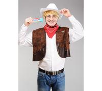 Struts Adult Size Retro Milky Bar Kid Style Costume Kit (M/L (41-43 chest))