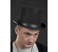 Struts Adult Size Victorian Gentleman Black Felt Top Hat