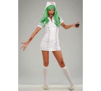 Struts Adult Size White Joker Nurse Costume (Large (UK 16-18))