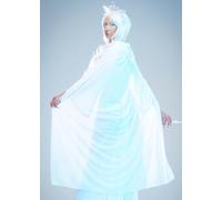 Struts Adult Size Womens Snow Queen White Velvet Cape