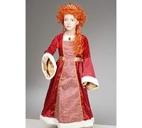 Struts Childrens Deluxe Queen Elizabeth I Style Red Tudor Costume (6-8 years)
