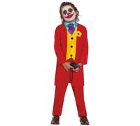 Struts Childrens Red The Joker Style Movie Villain Costume (Large (10-12 years))