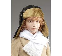 Struts Childrens Size Amelia Earhart Style Brown Pilot Flying Hat