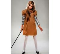Struts Childrens Size Megan Style Halloween Psycho Doll Costume (Small (5-6 years))
