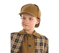 Struts Childrens Size Sherlock Holmes Style Brown Detective Hat
