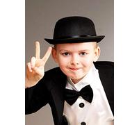 Struts Childrens Winston Churchill Style Black Bowler Hat