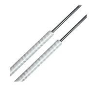 Struts Gas Spring For R&ange For R&over For Sport L320 LS 2005-2013 Rear Tailgate Boot Lid Lift Supports Gas Springs Shocks(Silver Carbon Fiber)