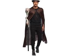 Struts Halloween Deluxe Voodoo Cane Large Skull Staff Prop 150cm