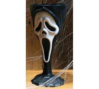 Struts Halloween Ghost Face Scream Reusable Plastic Drinking Glass Goblet