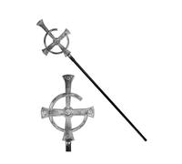Struts Halloween Gothic Priest Prop Black Mass Staff 145cm