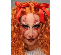 Struts Halloween Pennywise Style It Clown Red Face Jewels Make-Up