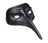 Struts Halloween Plague Doctor Style Black Plastic Eye Mask