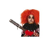 Struts Halloween Small Prop Plastic Barbed Wire Baseball Bat 47cm, Brown
