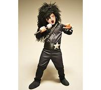 Struts Kids 70s Kiss Style Glam Rock Fancy Dress Costume (Medium (5-7 years))