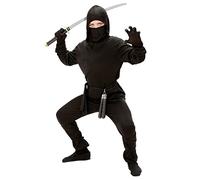 Struts Kids Size Black Ninja Fancy Dress Costume (14-16 years)