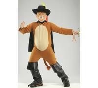 Struts Kids Size Brown Puss In Boots Fancy Dress Costume (Extra Small (3-4 Years))