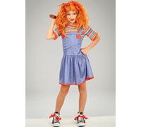 Struts Kids Size Girls Chucky Doll Halloween Costume (Medium (7-9 years))