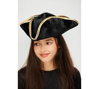 Struts Kids Size Highway Rat Style Black Tricorn Highwayman Hat