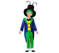 Struts Kids Size Jiminy Cricket Style Grasshopper Fancy Dress Costume (Medium (5-7 years))